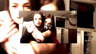 Дзве сэксуальныя брунэткі эмацыйныя трусікі застаюцца ўблюдкамі мудрагелістай сукі